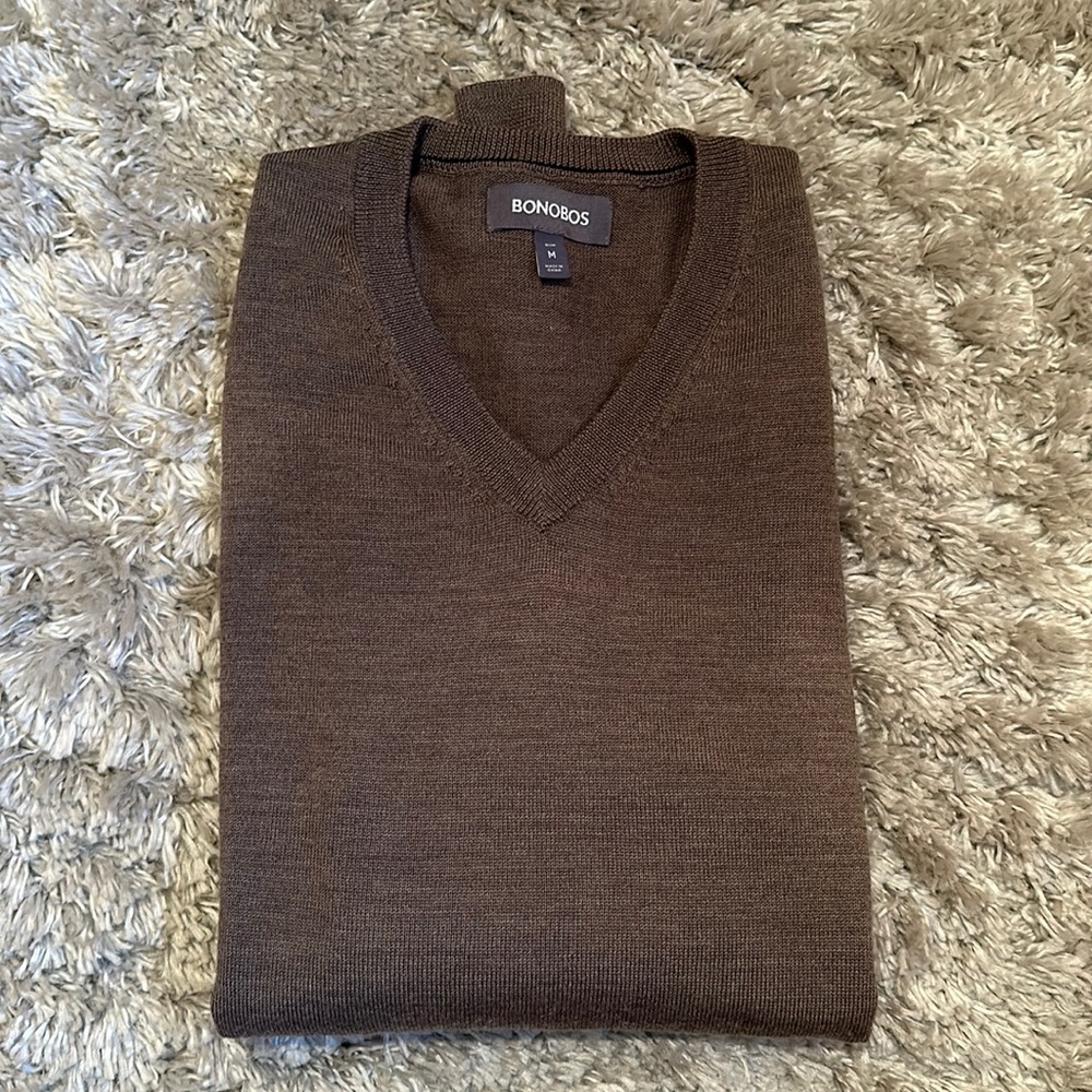 Men’s Bonobos V-Neck Sweater - Size M